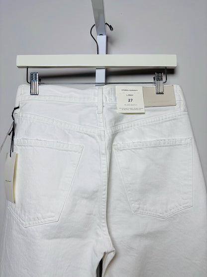 Women Size 27 Citizens of Humanity Off White Denim Pants