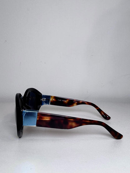 Acetate Linda Farrow x The Row 71/5  NWT, Pre-owned Black & Brown Sunglasses