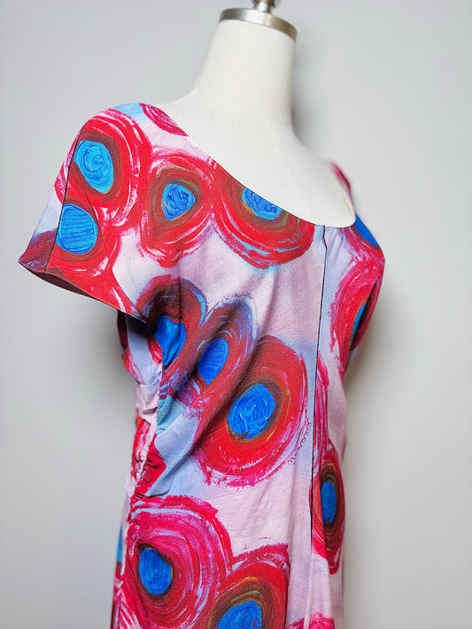 Women Size 46 Marni Red Swirl Dress