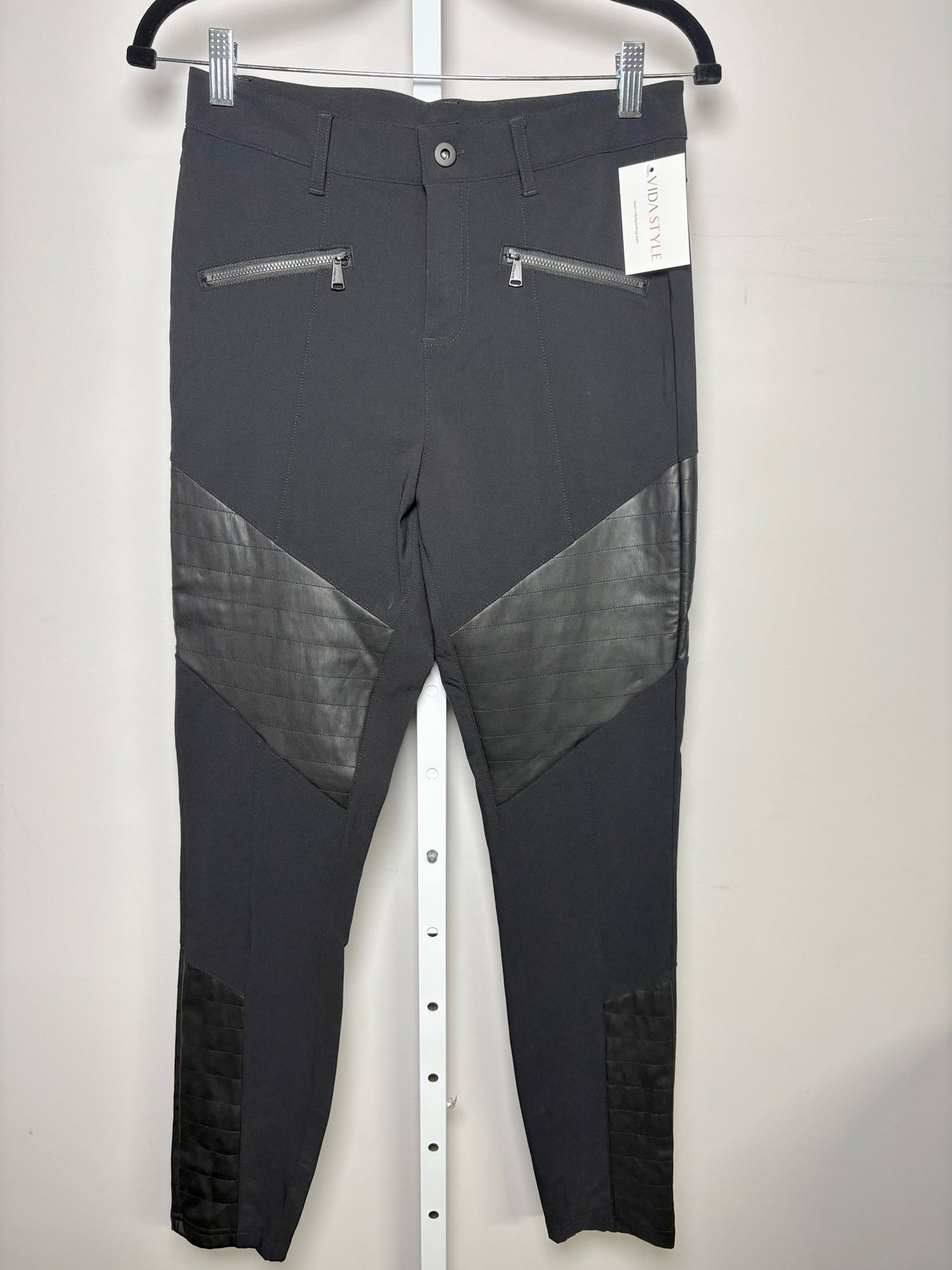 Women Size M Alp n Rock Black Sloan Moto Pants