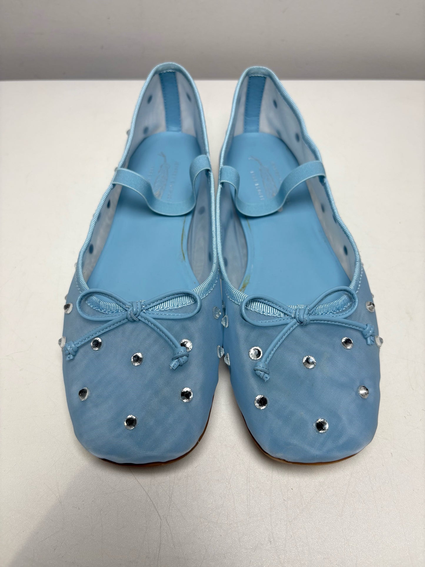 W Shoe Size 7 Jeffrey Campbell Light Blue Synthetic (Unknown) Women's Flats