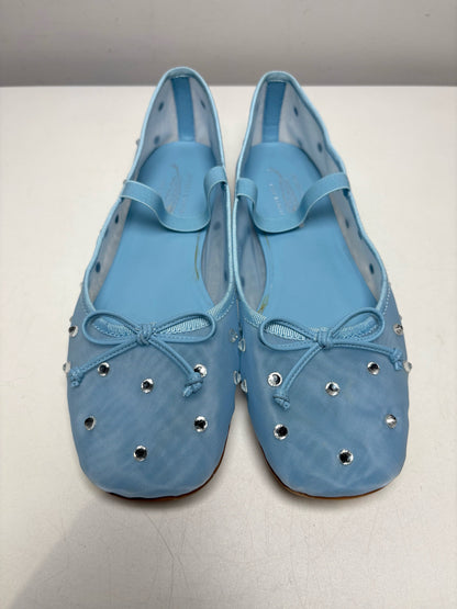 W Shoe Size 7 Jeffrey Campbell Light Blue Synthetic (Unknown) Women's Flats