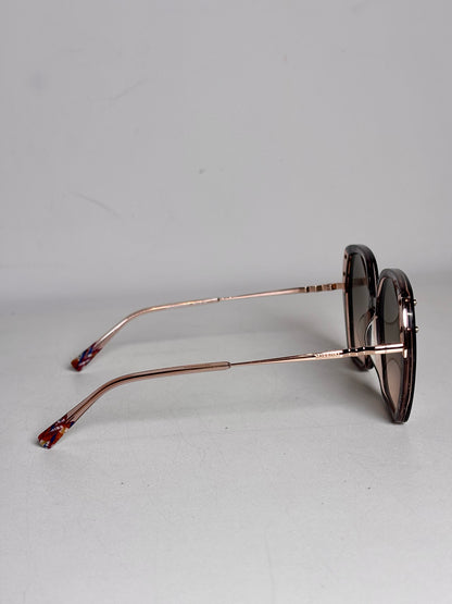 Missoni MIS0025/S KDXFF Pre-owned Black, Brown Oversized Pre-owned Sunglasses