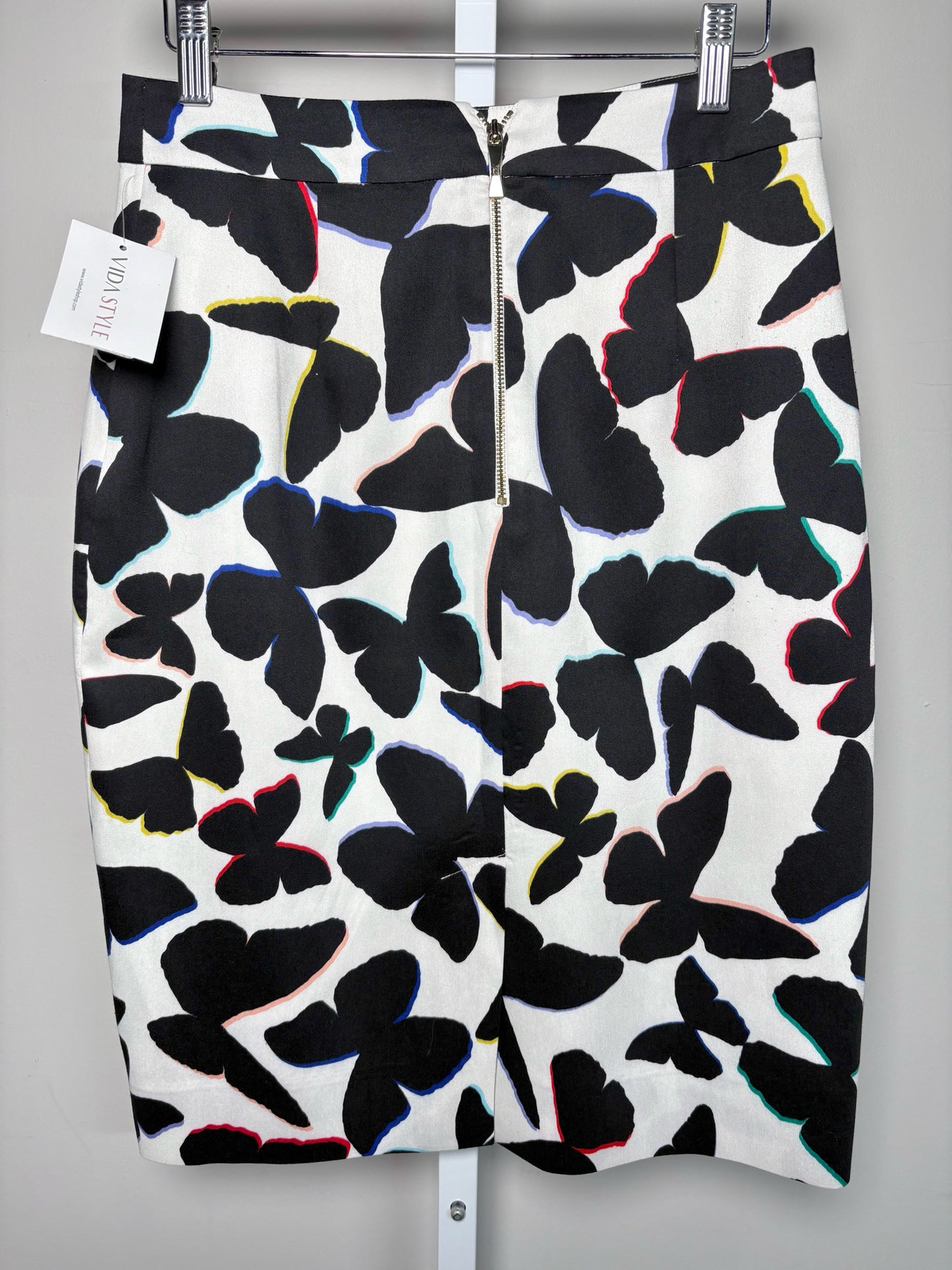 Women Size 4 Kate Spade New York Multi-Color Butterfly Skirt
