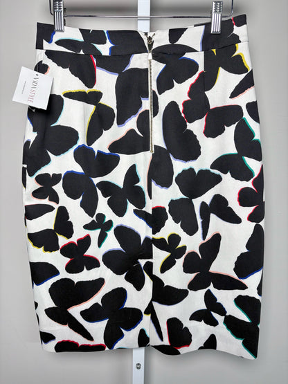 Women Size 4 Kate Spade New York Multi-Color Butterfly Skirt