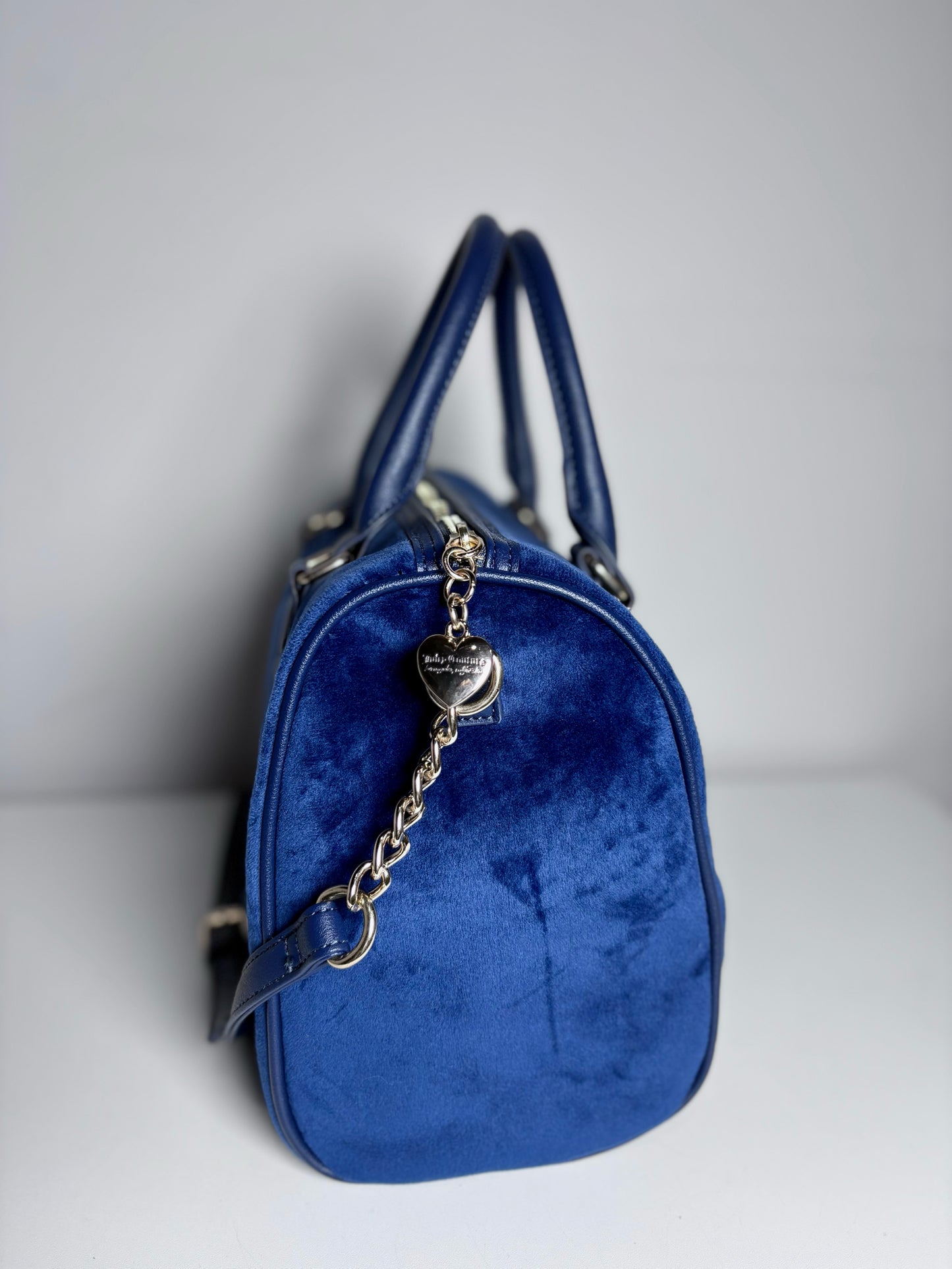 Y2K Juicy Couture Blue Logo Vintage Heritage Satchel Iconic Logo Pre-owned