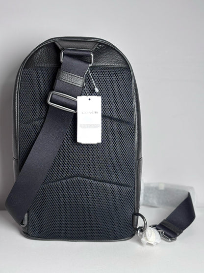Leather Coach Leather NWT Black Backpack