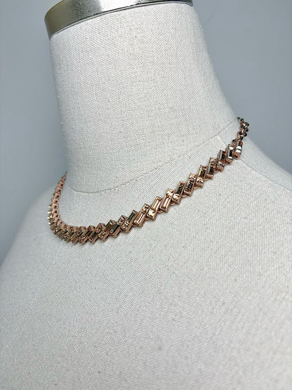 Metal St. John Crystal Pre-owned Necklace