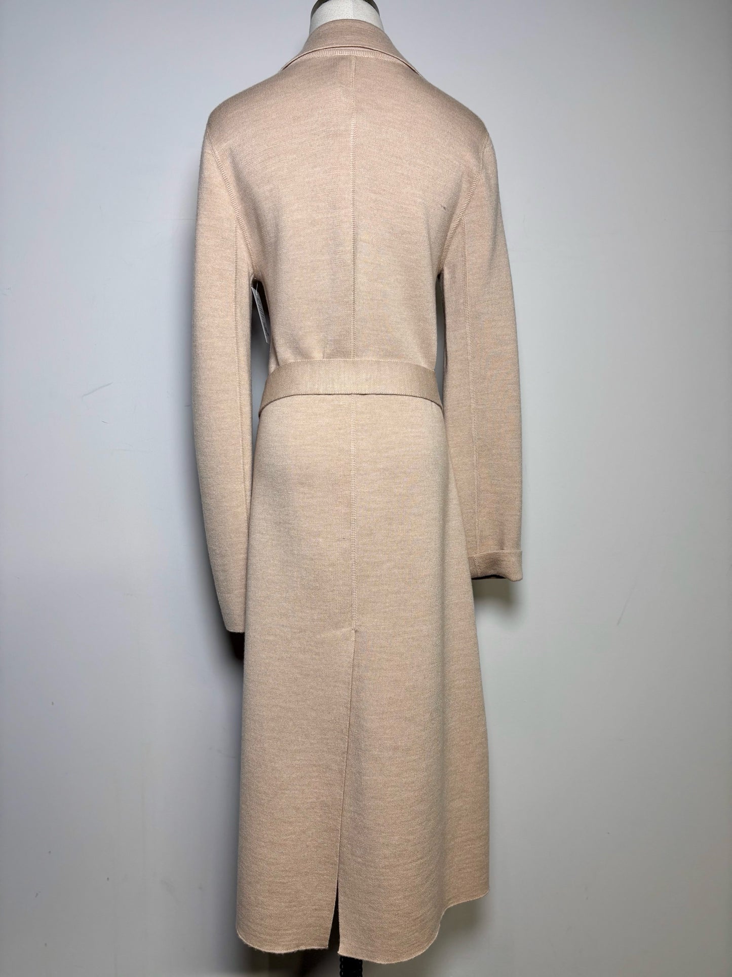 Women Size 40 (4/S) Bottega Veneta Neutrals Wool Blend Cardigan Sweater