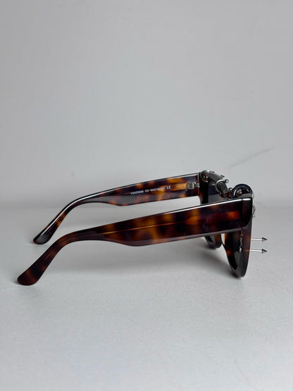 Arcus VEGA(UMBER)—ALPHA  Pre-owned, NWOT Brown/Black Acetate Sunglasses