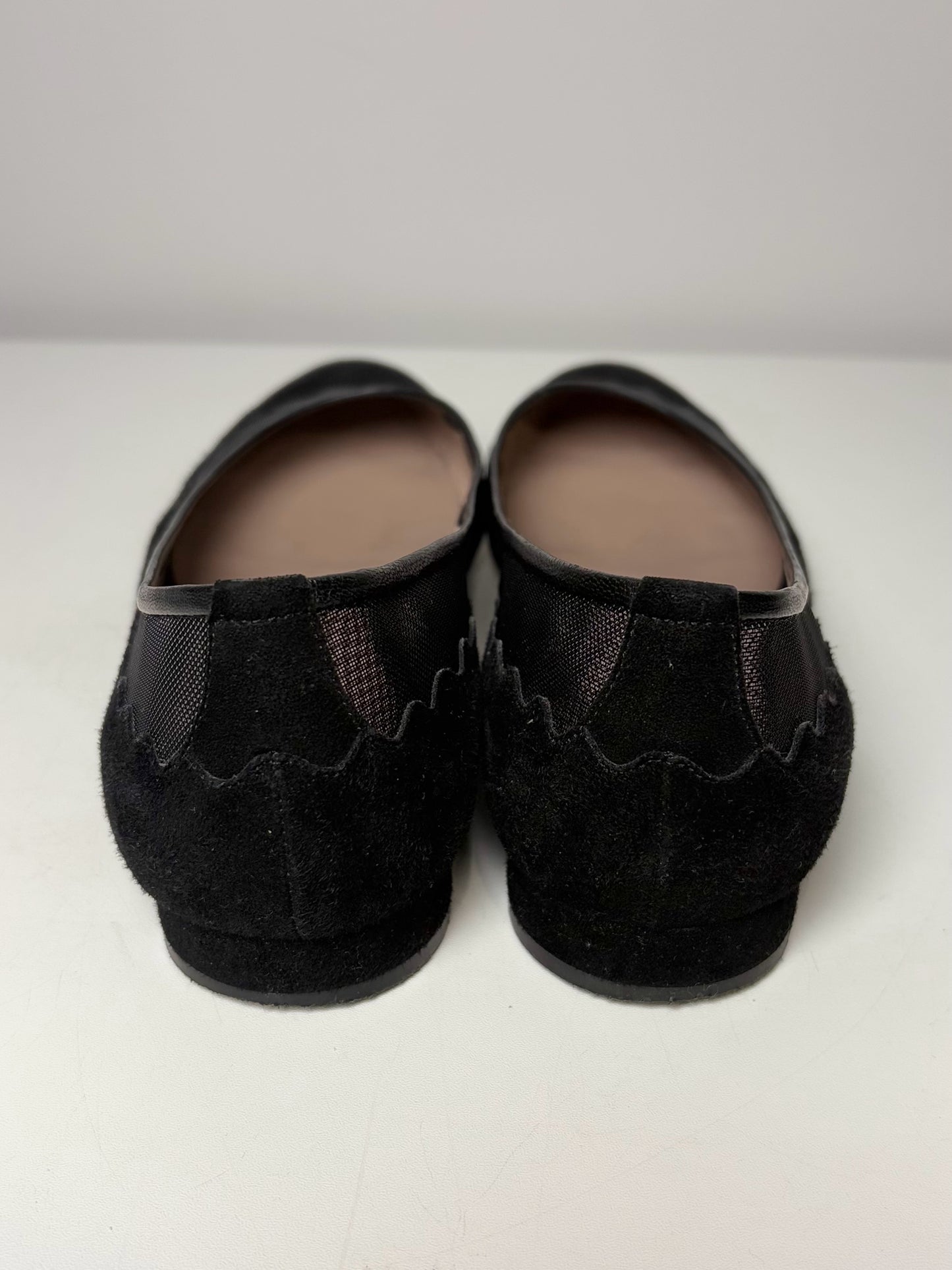 W Shoe Size 38 (7.5 - 8) Chloe Black Suede Flats