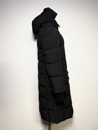 Women's Canada Goose Elmwood Extra Long Down Pre-Owned Parka Arctic Tech Box Quilt