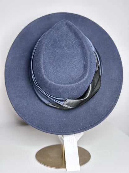 Eugenia Kim 100% Wool Navy Blue Hat