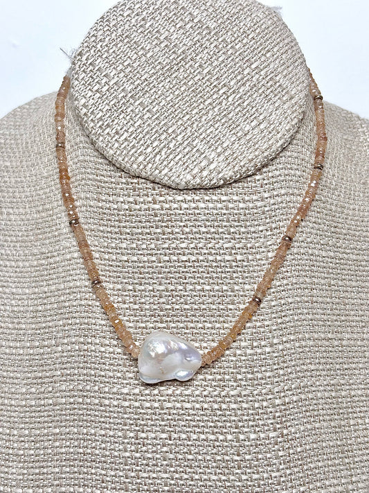 Lizzie Fortunato Freshwater Pearl Sterling Silver Necklace
