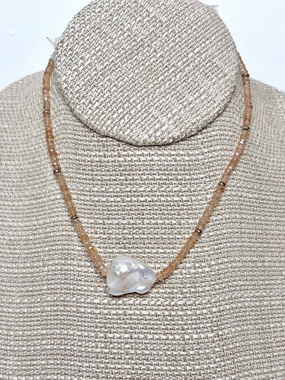 Lizzie Fortunato Freshwater Pearl Sterling Silver Necklace
