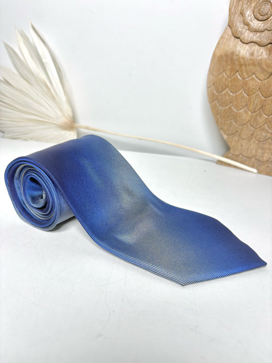 Gucci Blue Pure Silk Ombre Men's Tie