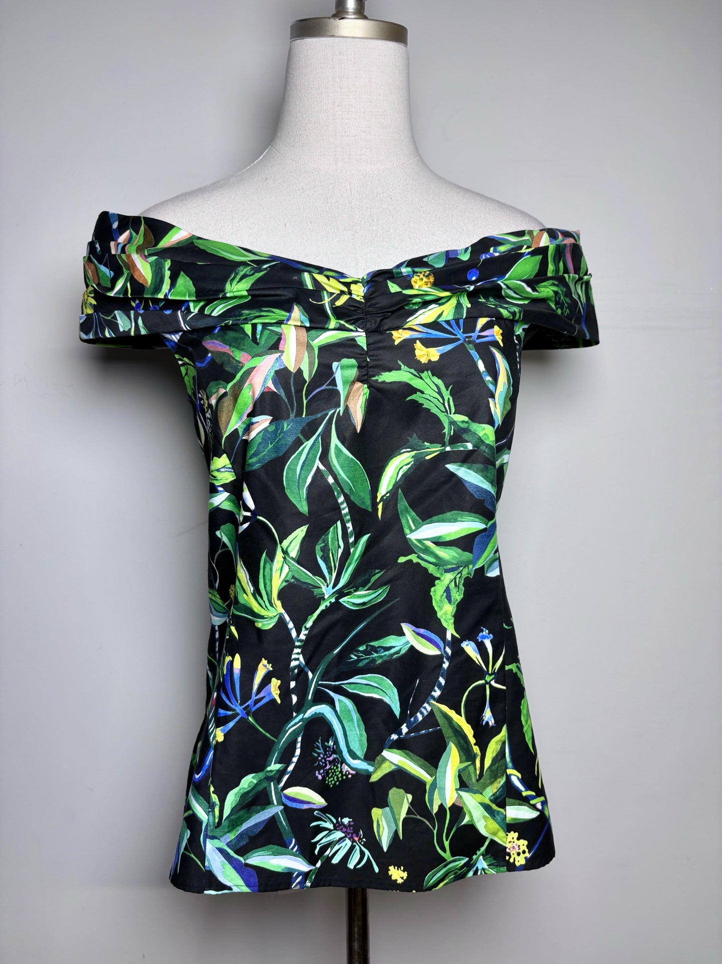 Women Size 2 (S) Jason Wu Collection Multi-Color Floral Print Cotton NWT Top