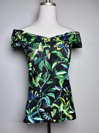 Women Size 2 (S) Jason Wu Collection Multi-Color Floral Print Cotton NWT Top
