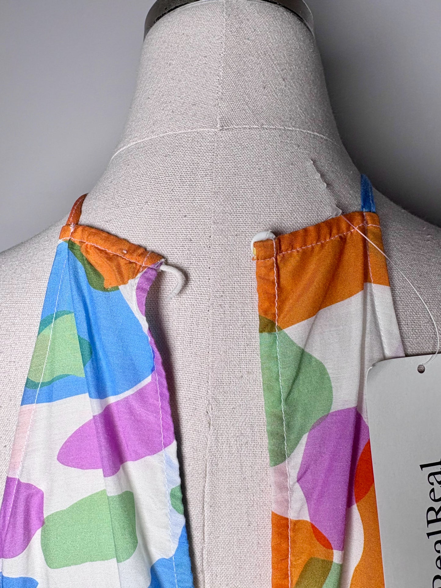 Women Size M Cult Gaia Multi-Color Floral Print Maxi Silk Tiered Dress