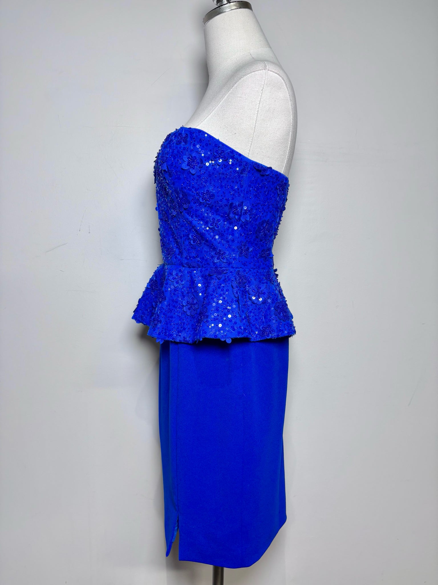Women Size S Dress the Population Cobalt Blue Sequins Women's Dress – VIDA STYLE SHOP