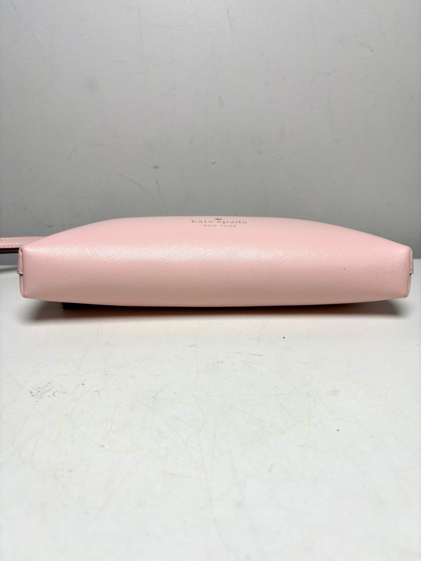 Women's Kate Spade Sadie Light Pink Saffiano Leather Pre-Owned Crossbody Purse