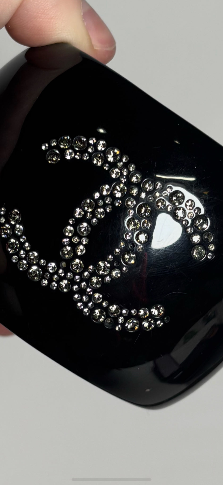 Chanel Crystal-Encrusted Logo, Bow Vintage Bracelet