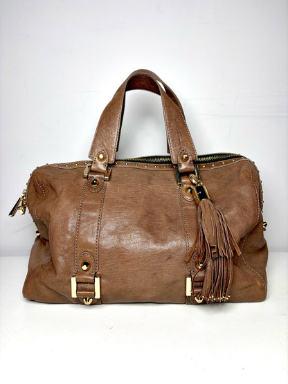 Juicy Couture Solid Pre-owned Brown Goat Leather Medium Purse