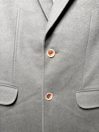 Renoma Forest Green Angora Wool Blend Solid Men's Size 40 (M) Blazer