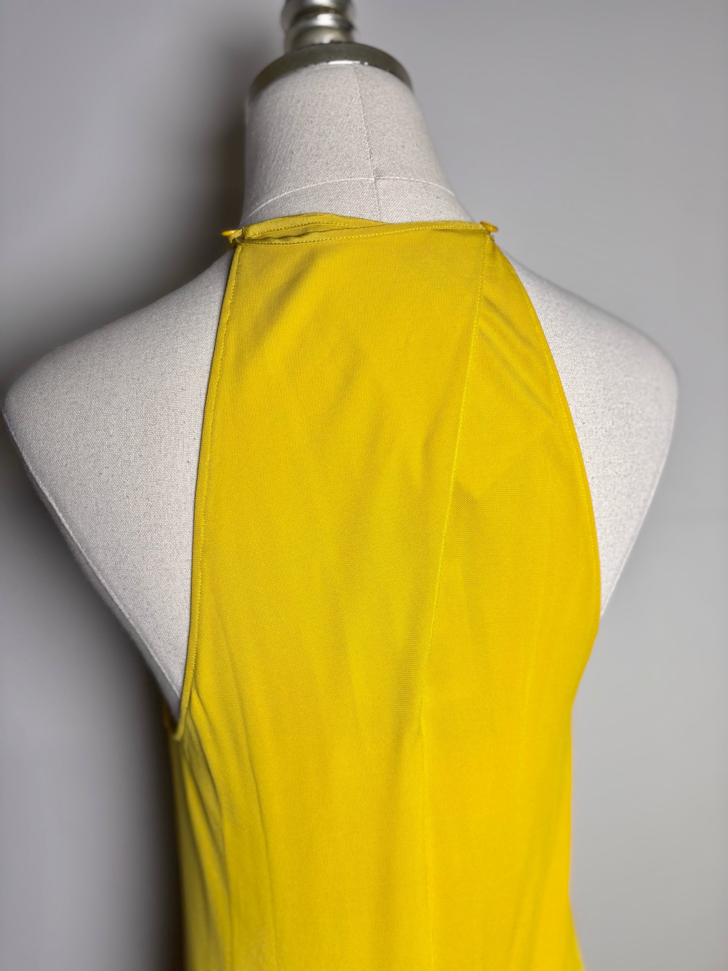 Women Size M Nili Lotan Lucette Floor-Length Mustard Yellow NWT Dress