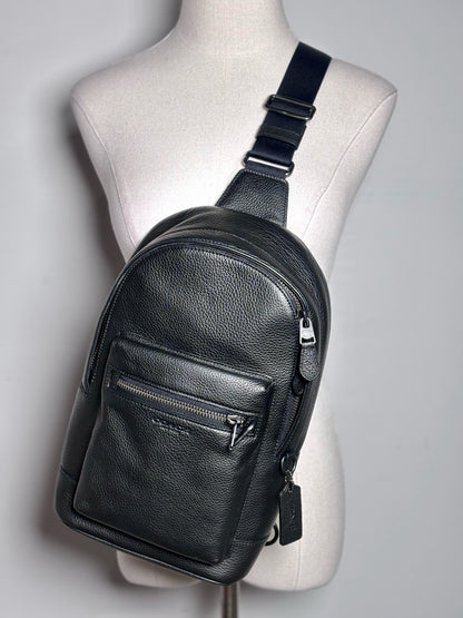 Leather Coach Leather NWT Black Backpack