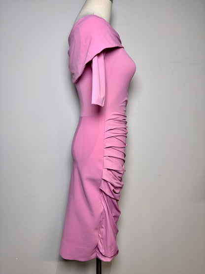 Women Size 38 Chiara Boni La Petite Robe Pink Solid Women's Pre-owned Dress