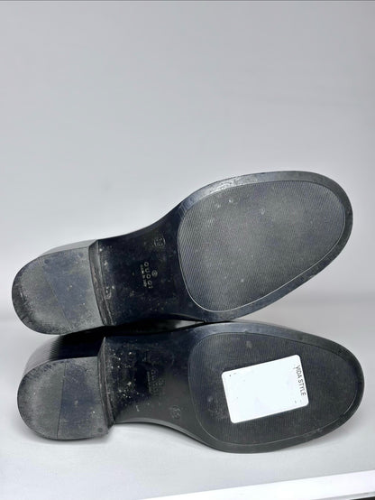 W Shoe Size 39 Gucci Black Rainboots