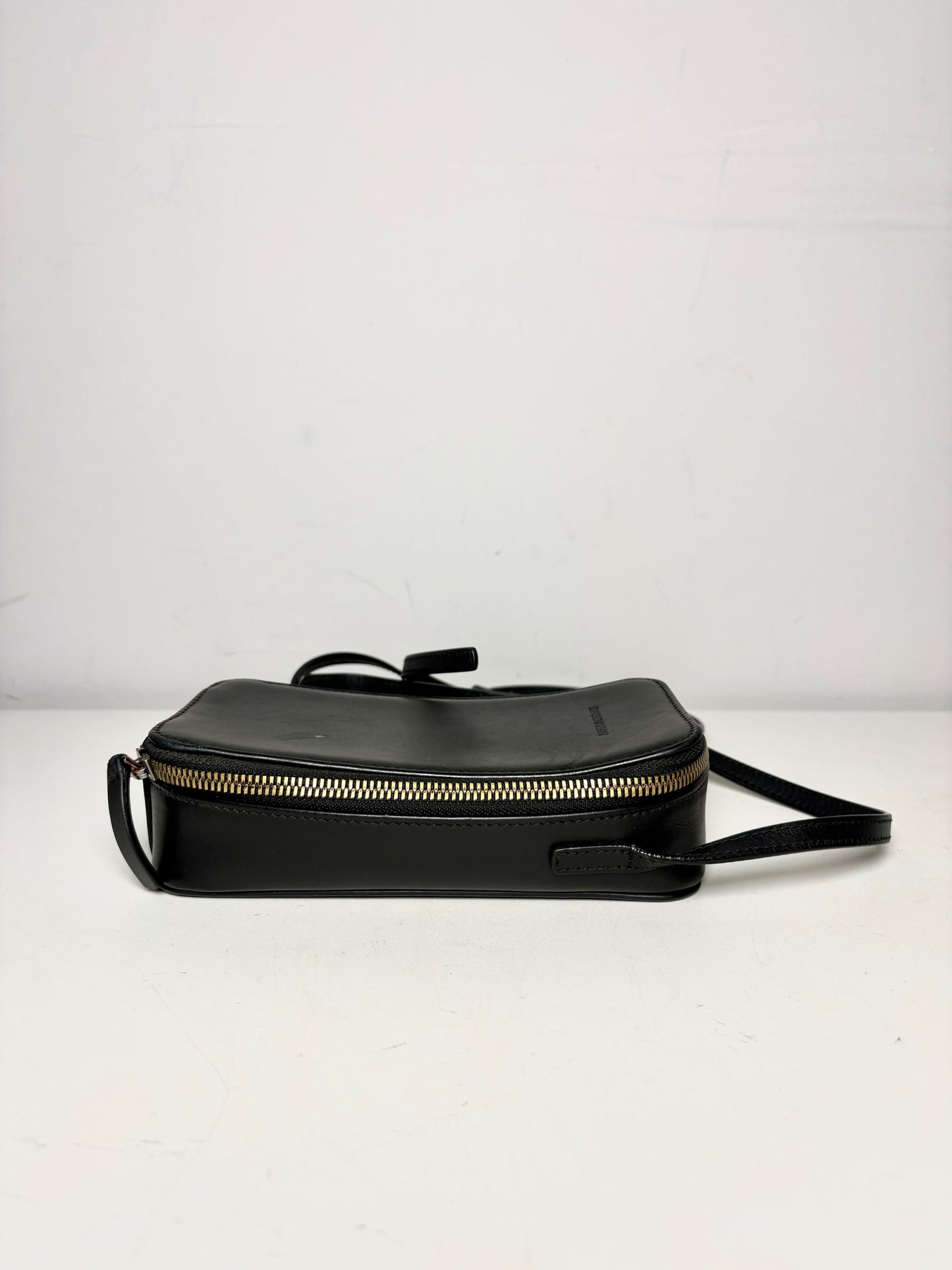 Emporio Armani Black Leather Men's Bag