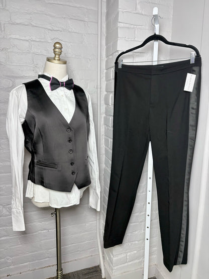 Women Size 14 LBT Little Black Tux Black  Tuxedo Jacket Set7