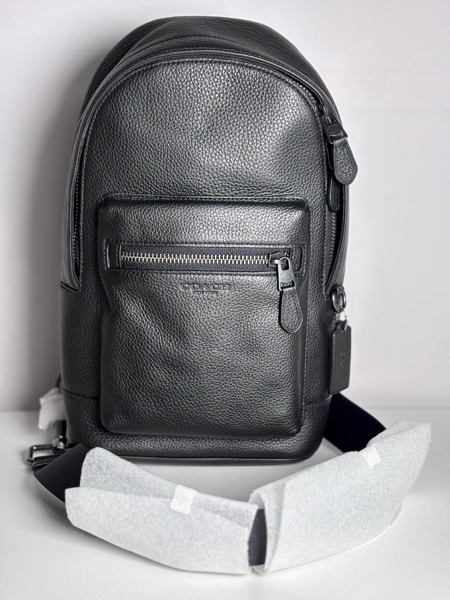 Leather Coach Leather NWT Black Backpack