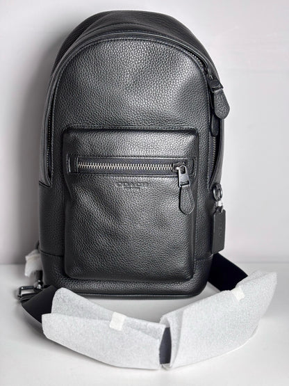 Leather Coach Leather NWT Black Backpack