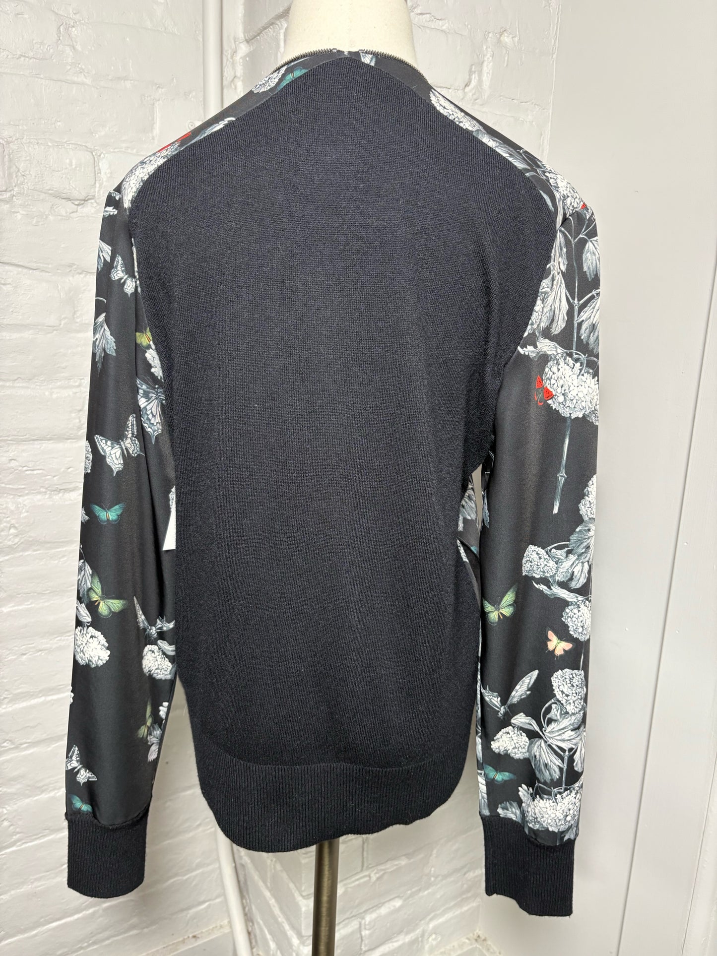 Women Size L Ted Baker Black, Gray, Red, White Floral Polyamide Jacket