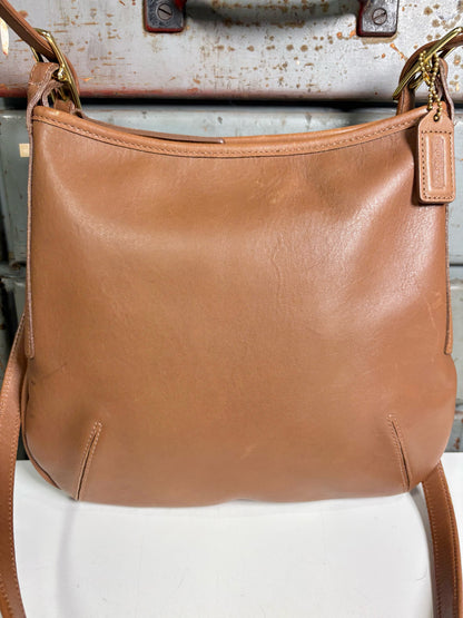 Coach Solid Vintage Leather Pre-owned Brown Cowhide 9204 Purse