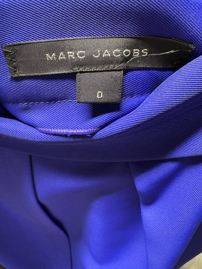 Women Size 0 Marc Jacobs Cobalt Blue Polyester Pre-Owned Pencil Skirt