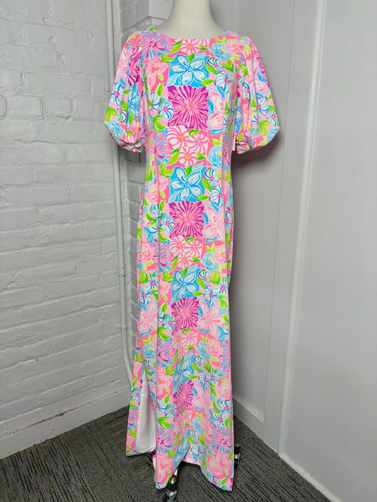 Women Size 8 Lilly Pulitzer Pink Patchwork Polyester NWT Dress