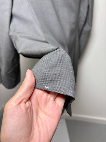 BOSS Hugo Boss Gray Wool Solid Men's 42 Suit
