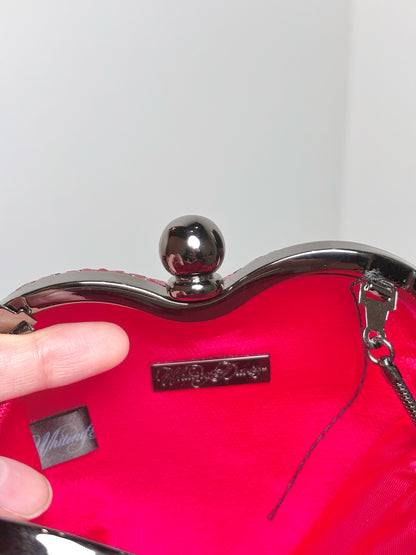 Metal Whiting & Davis Mesh Metal Pre-owned Red Mini Purse