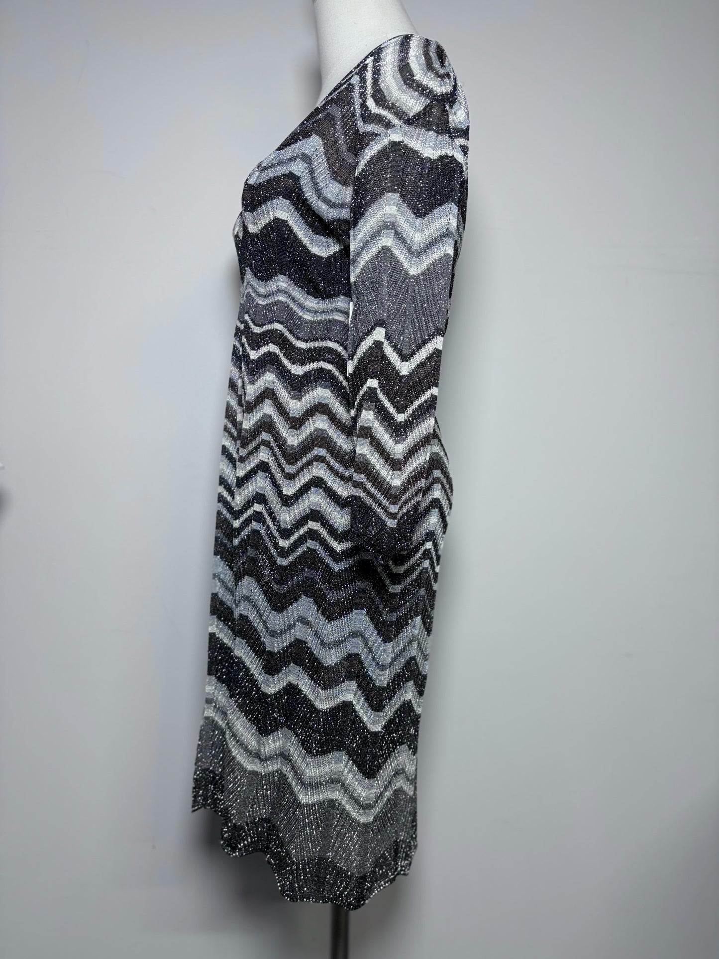 Women Size 6 M Missoni Knit Zig Zag Mdii Dress