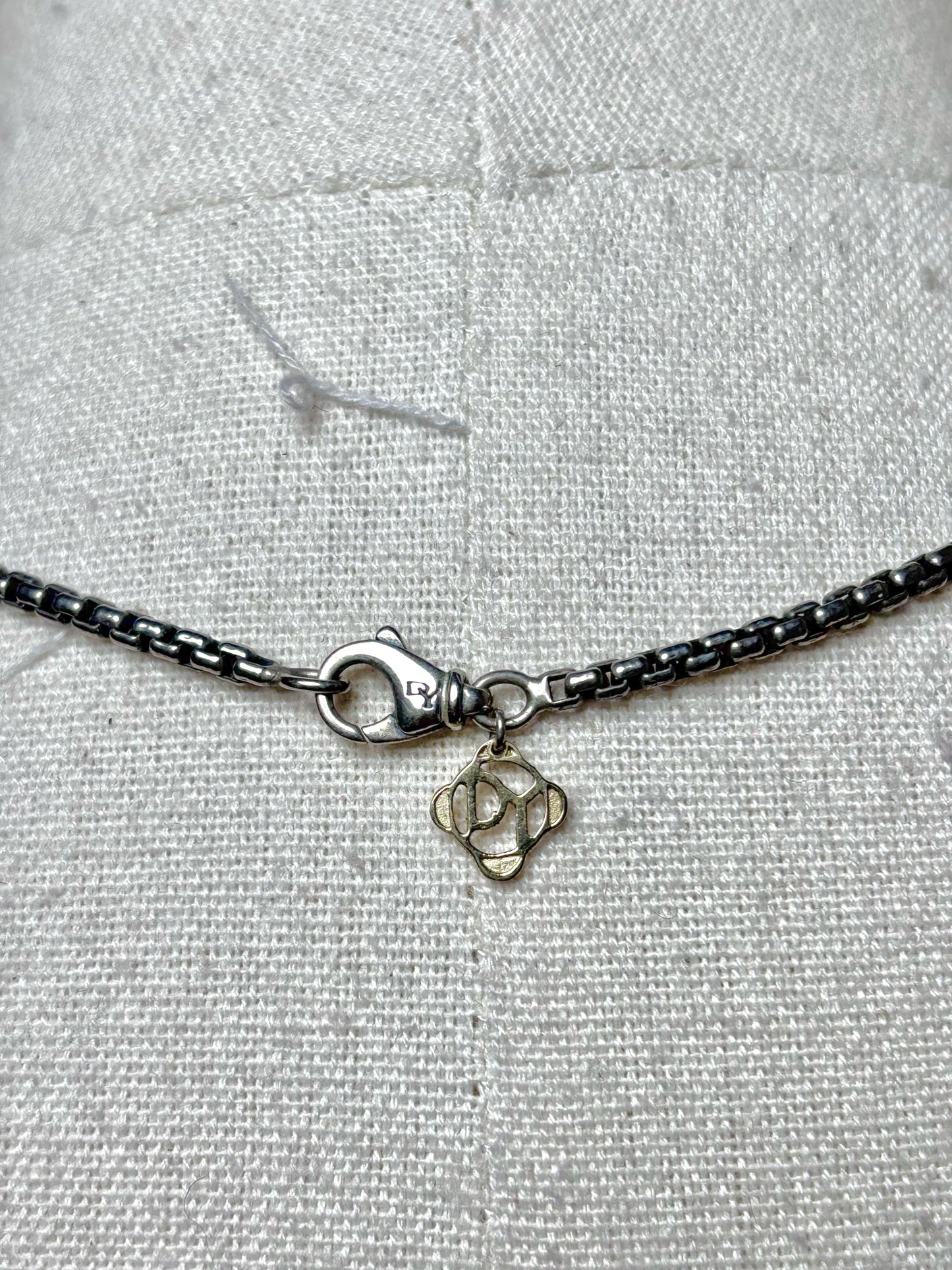 18K Gold-Finish David Yurman Diamond 18K Yellow Gold Necklace