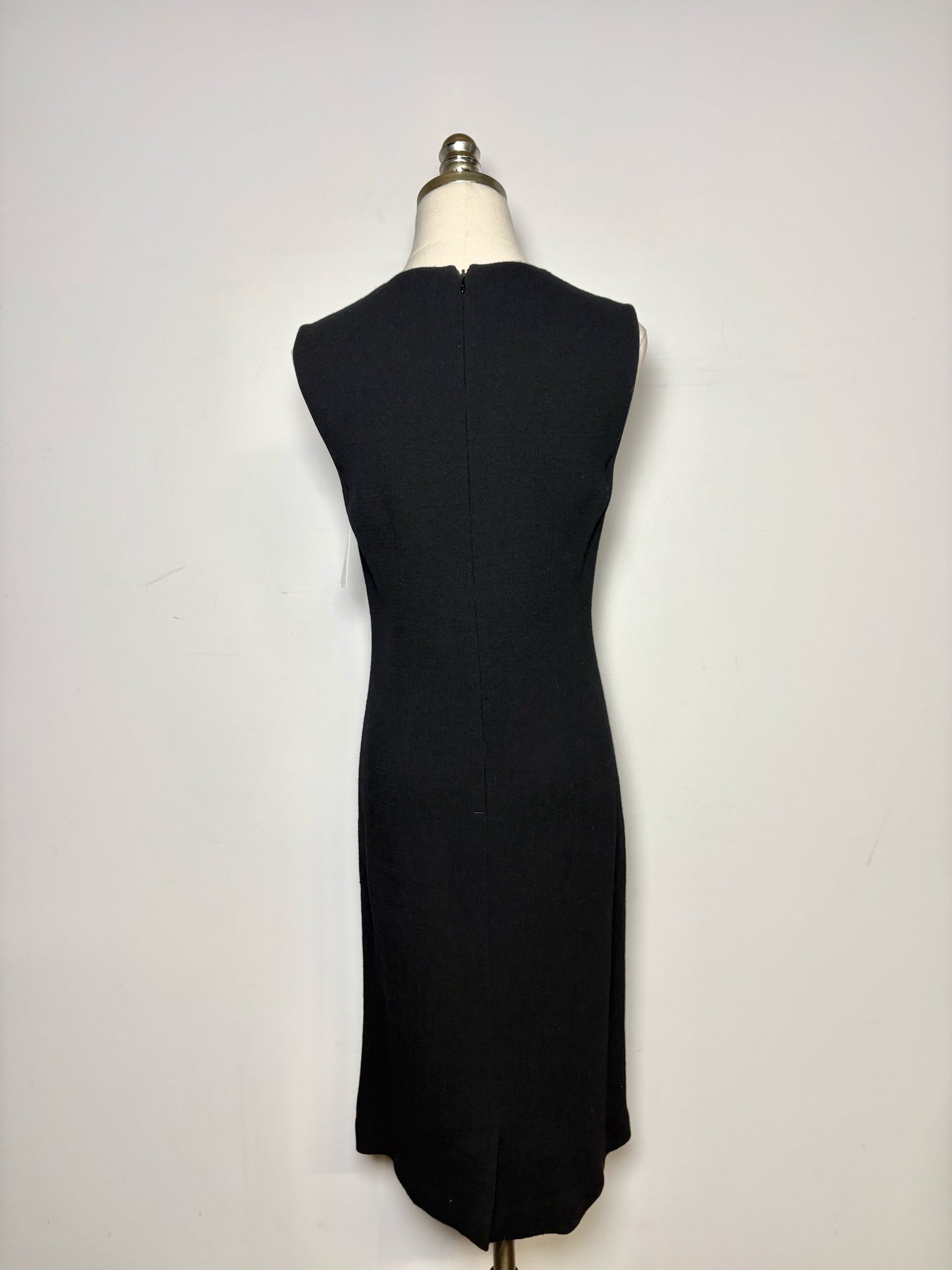 Women Size FR 40 (US 6) Rickie Freeman for Teri Jon Black Beads Pre-owned Dress