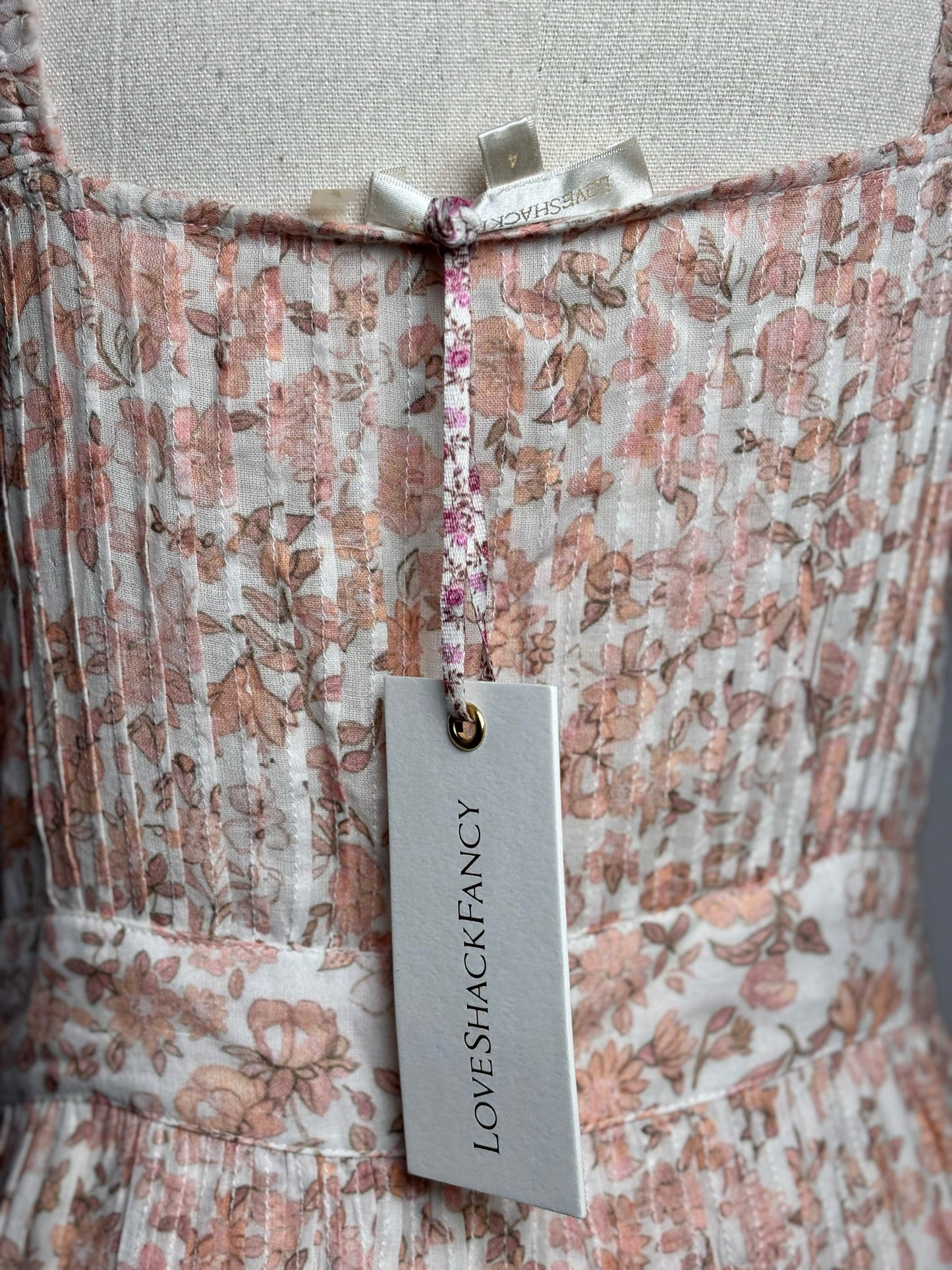 Women's Size S LoveShackFancy Tove Midi Dress