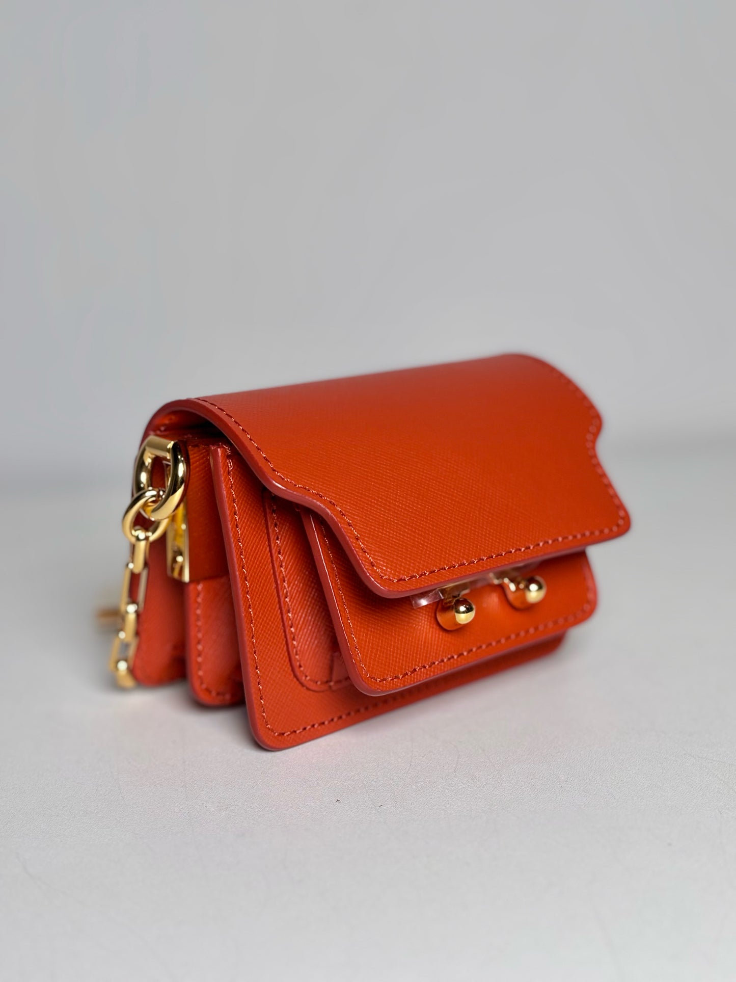 Marni NWT, Pre-owned Orange Micro Purse