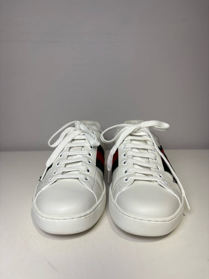 Gucci Ace low-top  Men's Sneakers embroidered king snake graphic