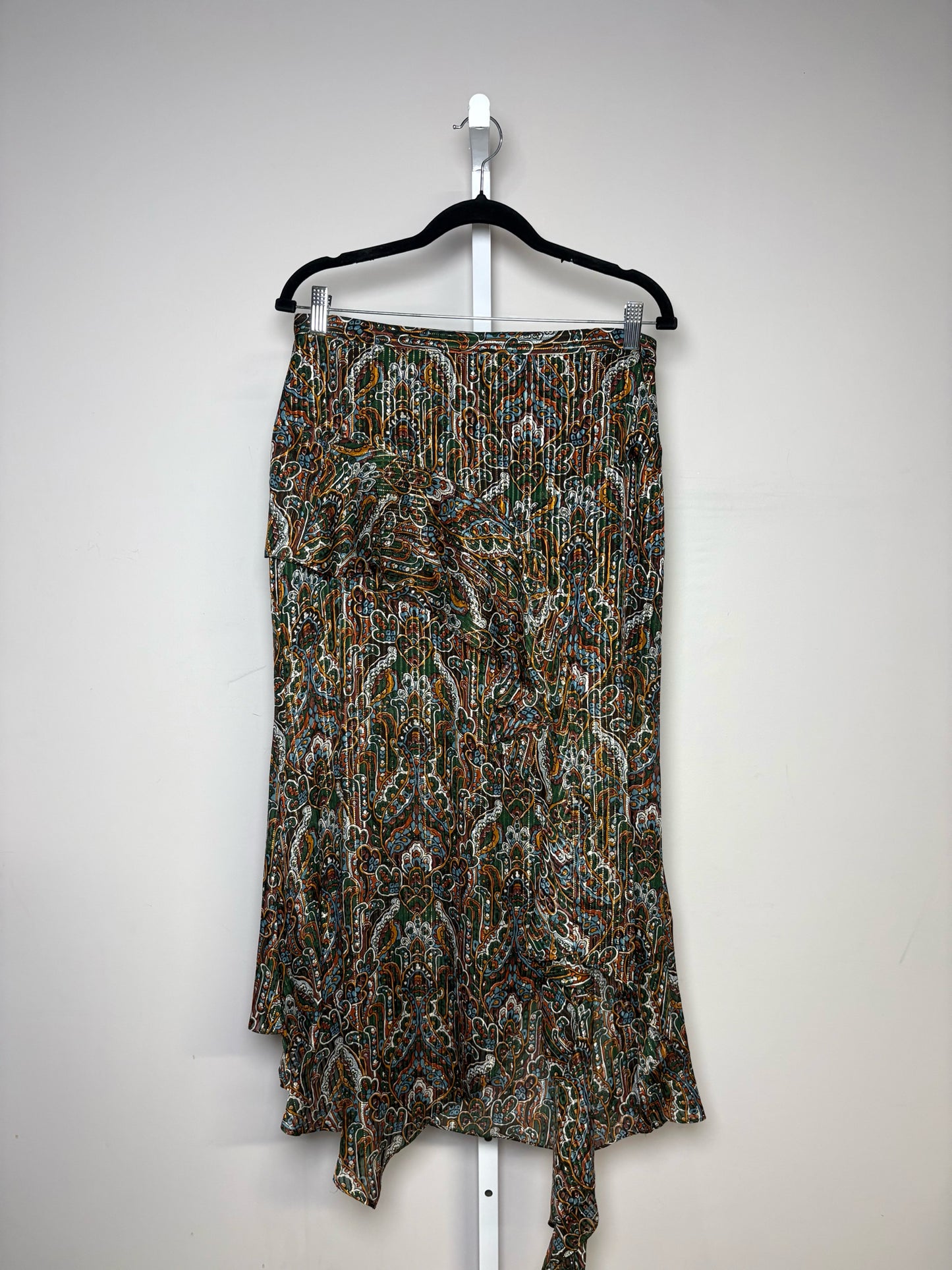 Women Size 10 Veronica Beard "Trixie Skirt" Multicolor Paisley Skirt Pre-Owned