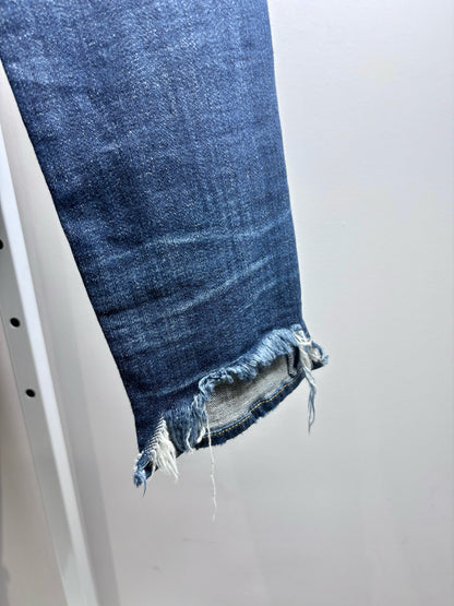 Women Size 25 R Jeans Blue Denim Women's Cotton Blend Pre-owned Jeans